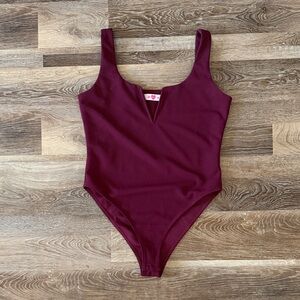 Maroon Bodysuit